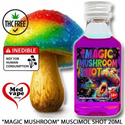 "MAGIC MUSHROOM" SHOT MUSCIMOL 20ML magic mushrooms shrooms legal psilocybin